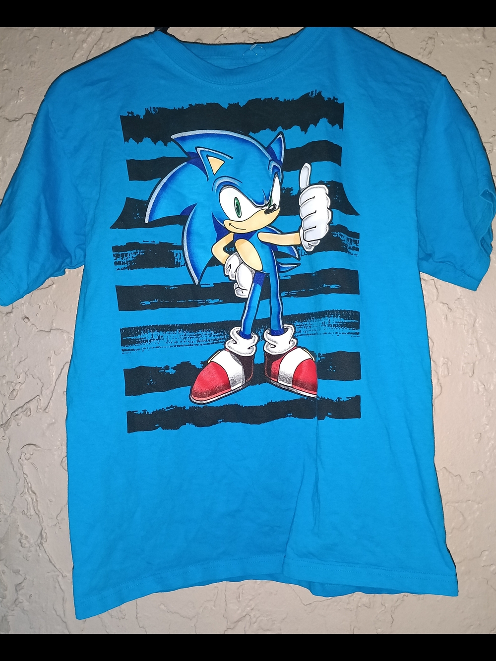 Blue Sonic the Hedgehog Graphic Tee - Sonic Character Shirt